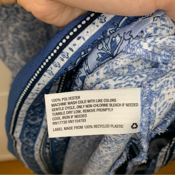 Knox Rose Blue Floral High Low Dress Size XS - Picture 6 of 10